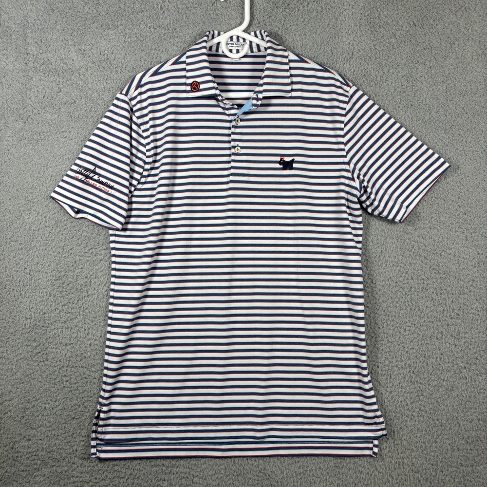 Scotty Cameron Peter Millar Polo Mens M Multi Stripe Summer Comfort Golf Rare